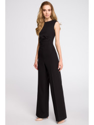 S115 Wide leg jumpsuit - black