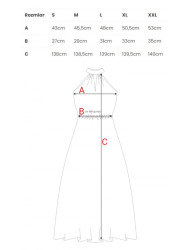 K169 Chiffon dress with a tie neck - black