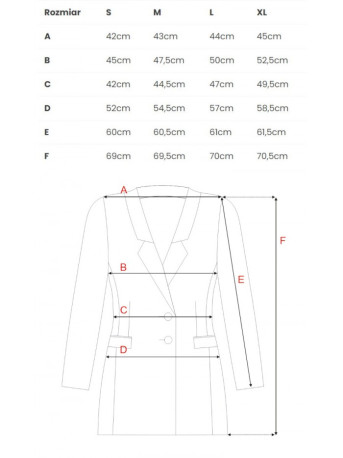 M748 Faux leather blazer - black