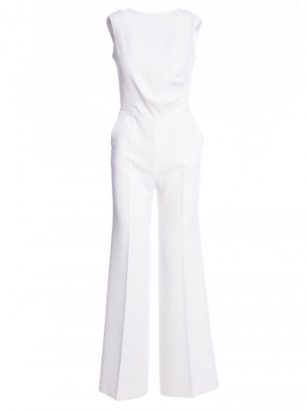 S115 Wide leg jumpsuit - ecru