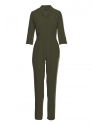 M751 Jumpsuit with shawl collar - khaki