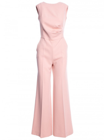 S115 Wide leg jumpsuit - powder