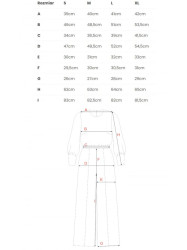 M754 Jumpsuit with decorative sleeves - khaki