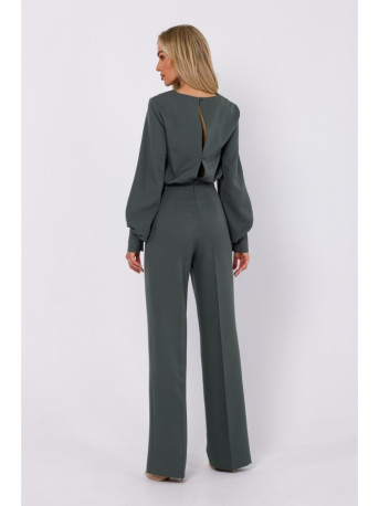 M754 Jumpsuit with decorative sleeves - khaki