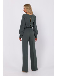 M754 Jumpsuit with decorative sleeves - khaki