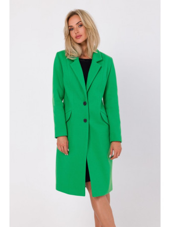 M758 Button down coat - green