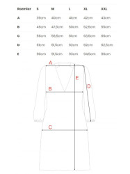 M767 V-neckline dress - graphite