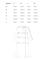 S346 Dress with a tie neck - black