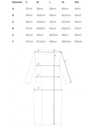 S350 Sheath dress with a front split - black