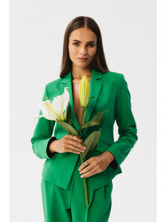 S353 Tailored single button blazer - green