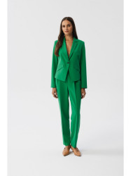 S353 Tailored single button blazer - green