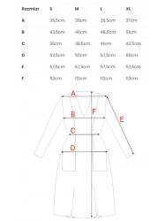 B266 Flared dress with patch pockets - ocean blue