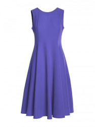S358 Sleeveless fit and flare dress - violet