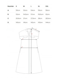 S364 Maksi marškinių suknelė iš viskozės - alyvinė