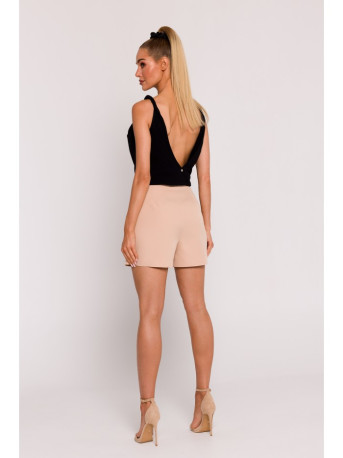 M775 Shorts with pleats - beige