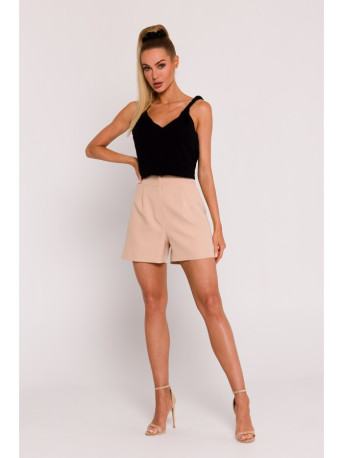M775 Shorts with pleats - beige