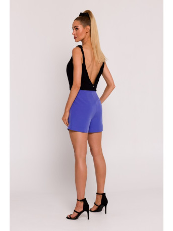 M775 Shorts with pleats - light purple