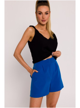 M775 Shorts with pleats - blue