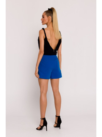 M775 Shorts with pleats - blue