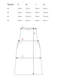 M778 Sleeveless dress with cutouts - light purple