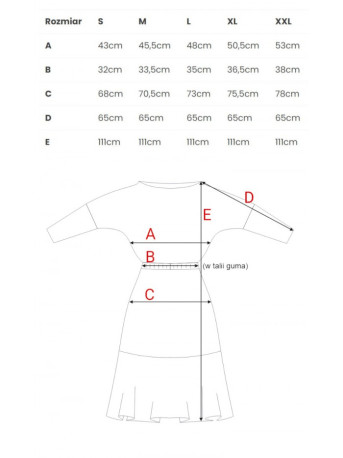 B087 Dress fit and flare midi - black