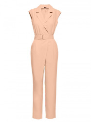 M780 Asymmetrical design jumpsuit - beige