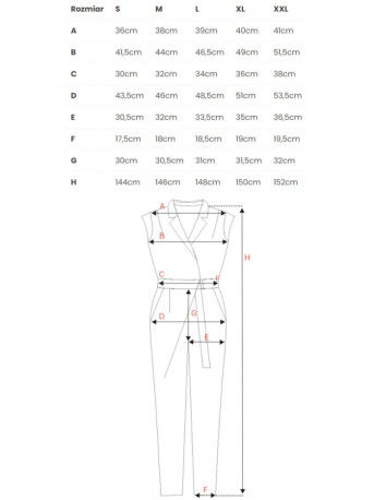 M780 Asymmetrical design jumpsuit - fuchsia