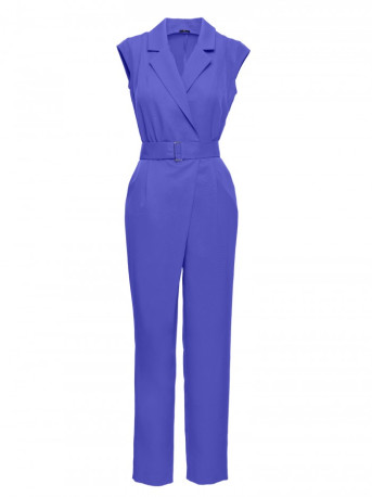 M780 Asymmetrical design jumpsuit - light purple