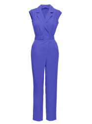 M780 Asymmetrical design jumpsuit - light purple