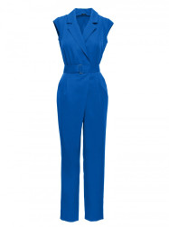 M780 Asymmetrical design jumpsuit - blue