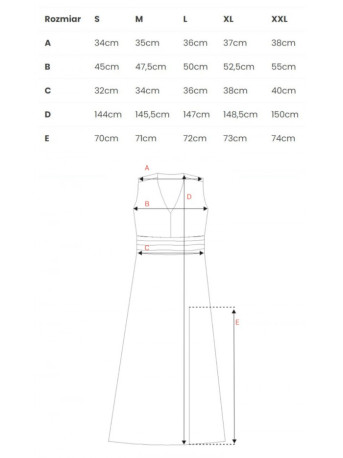 M781 Chiffon maxi dress with leg split - model 1