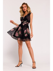 M782 Chiffon mini dress - model 1