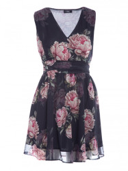 M782 Chiffon mini dress - model 1