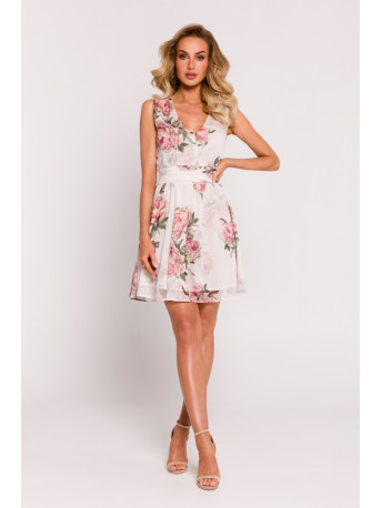 M782 Chiffon mini dress - model 2