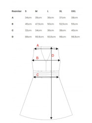 M782 Chiffon mini dress - model 2