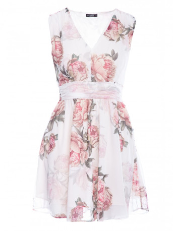 M782 Chiffon mini dress - model 2