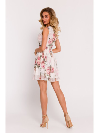 M782 Chiffon mini dress - model 2