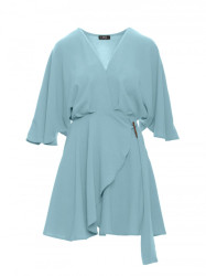 M785 Flared mini dress - agave