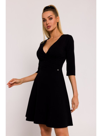 M786 Fit and flare mini dress - black
