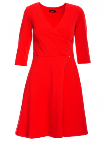 M786 Fit and flare mini dress - red