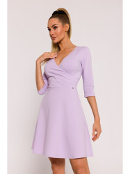 M786 Fit and flare mini dress - purple
