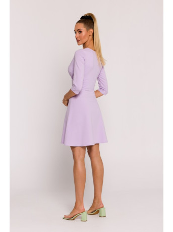 M786 Fit and flare mini dress - purple