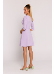 M786 Fit and flare mini dress - purple