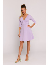 M786 Fit and flare mini dress - purple