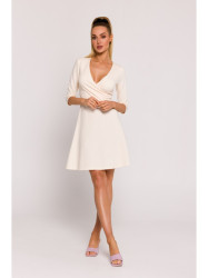 M786 Fit and flare mini dress - cream