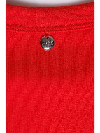 M787 Leg cutout tube dress - red