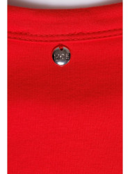 M787 Leg cutout tube dress - red