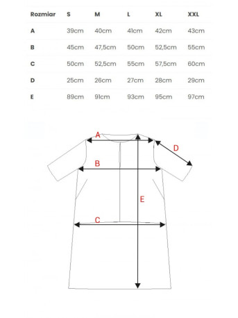 M788 Trapeze dress with front pockets - black