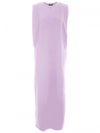 M790 Shoulder pad maxi dress - purple