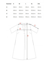 B280 V-neck trapeze dress - beige